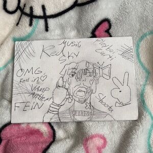 Hand-Drawn Art Canvas with Sketch and Text